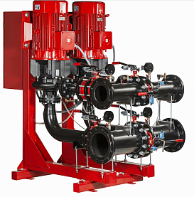 Установка пожаротушения WILO CO 4 BL 32/170-0.75/4/SK-FFS-R-CS